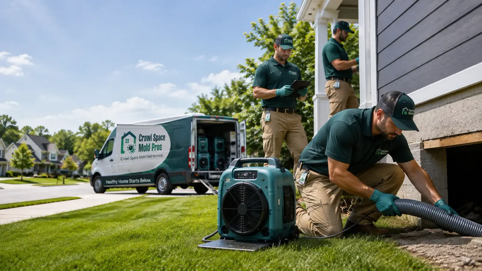 Crawl Space Mold Removal in North Bend, PA
